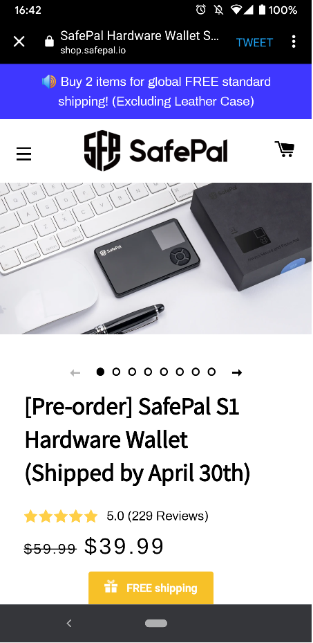 【重要】SafePal公式ウェブサイト